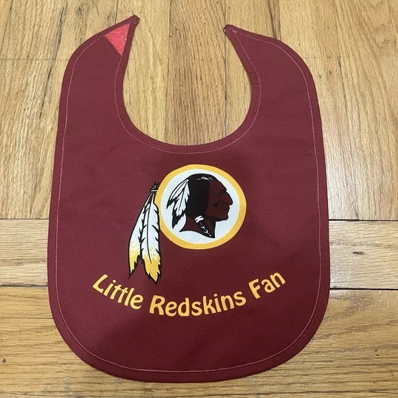VTG Washington Redskins NFL Baby‎ Bib Burgundy Yellow 2016 