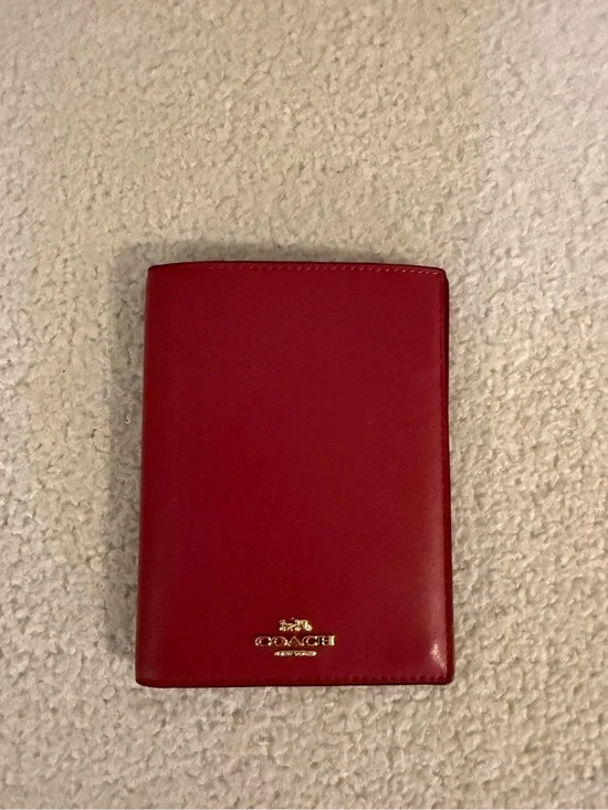 Coach Pink Passport Wallet