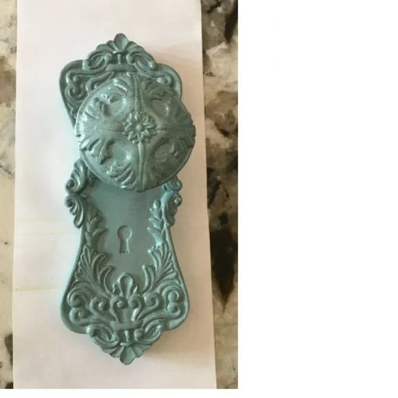 Victorian Shabby Chic Jewelry Wall Hook Door Knob Blue Belle Maison LAST ONE!