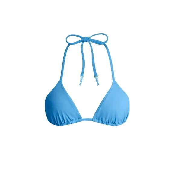 SKIMS SWIM TRIANGLE BIKINI TOP IN TIDE XS M L XL
