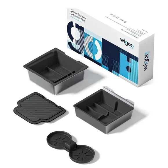 Wigoo‎ Tesla Model 3 (2024–2025) & Model Y Juniper Console Organizer Tray 4PC