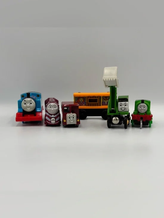 RARE Y2K Thomas & Friends Caitlin Bertie Bus Zoo Alfie Percy Train Toy Lot