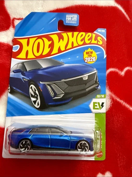Hot Wheels Blue EV Wagon Die-Cast Toy Car