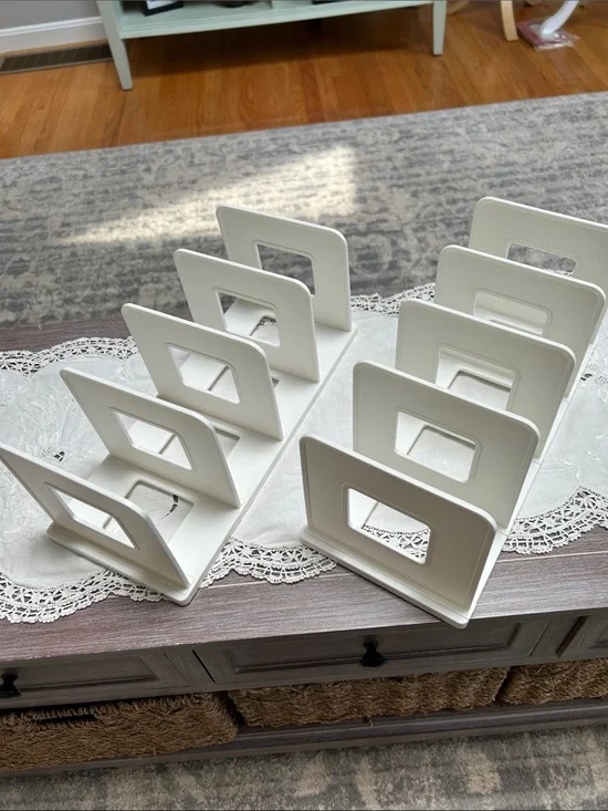 White Handbag Organizers, set of 2