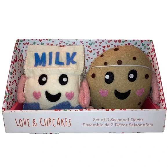 Love and Cupcakes Milk Cookie Plush Set Limited Edition Whimsy Summer Plushies