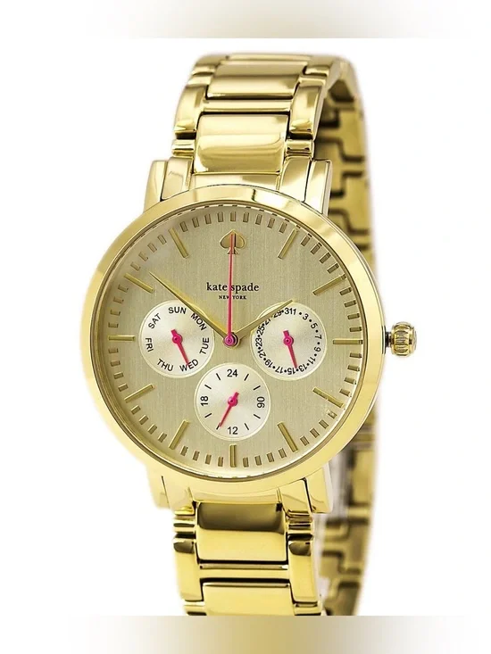 kate spade New York Gramercy Grand Size Watch in Gold