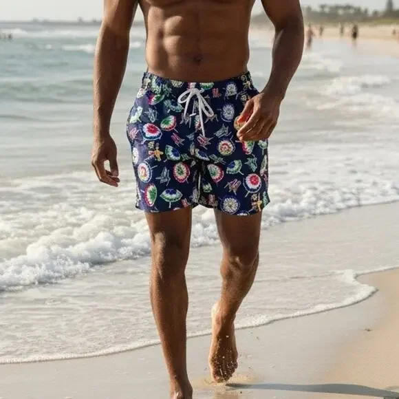 POLO RALPH LAUREN SWIM TRUNKS, SIZE XL