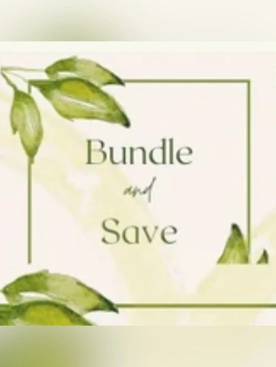 Bundle and Save Graphic - Green Leaf Design