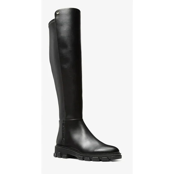 Michael Kors‎ Ridley Riding Boots Womens 10 Black Leather