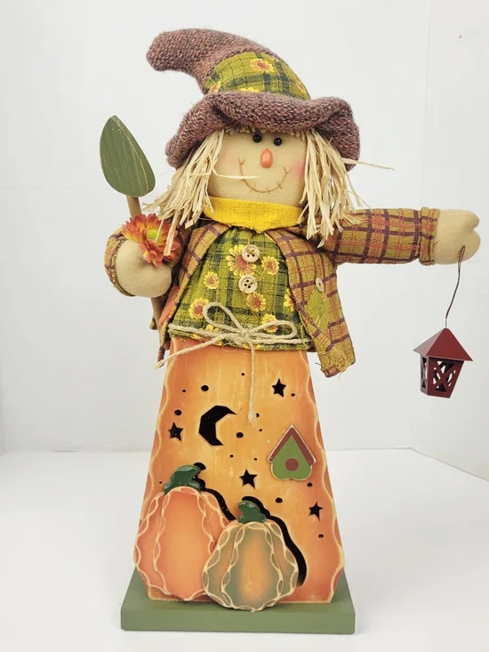 Vtg Halloween Harvest Scarecrow 16