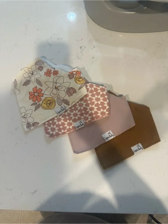 Copper Pearl bibs