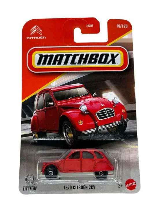 Matchbox 1970 Citroen 2CV Red 16/125 1:64 Diecast NOC