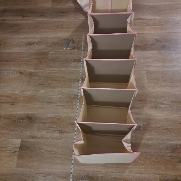 cckids Closet Complete Pink 6-Shelf Organizer Keep Neat Cover 12