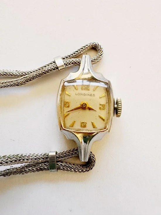 Vintage Longines Hamilton Women Watch 10K GF Case & Band Mechanical Wind Up Runs
