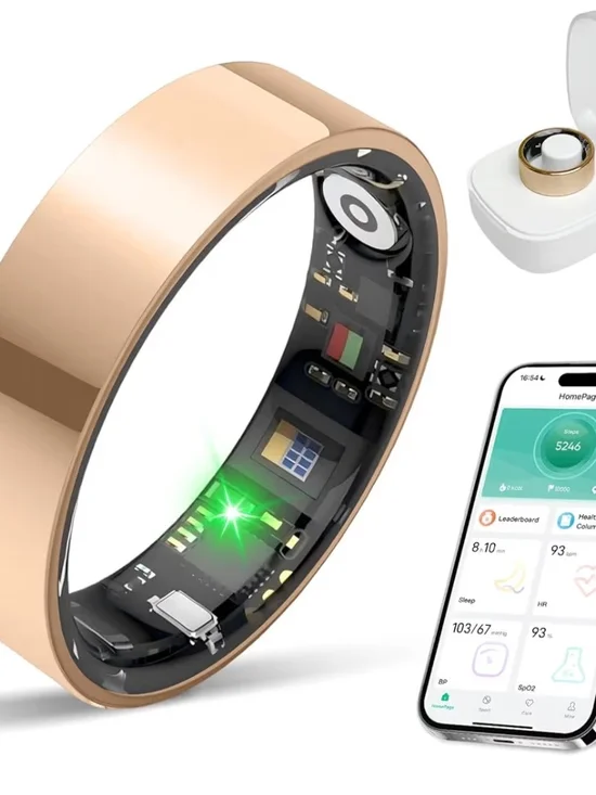 Smart Health Tracking Ring - Rose Gold #7