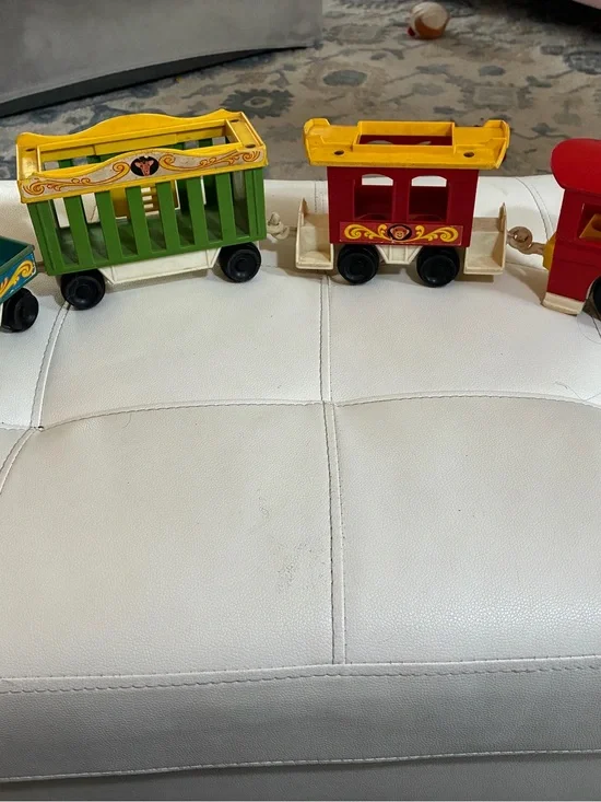 Vintage Fisher Price Little People Circus Train, 1970s