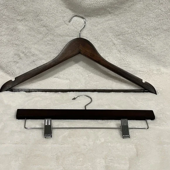 Wooden Clothes Hangers Hotels Coat/Jacket‎ Hanger & Pants/Shorts