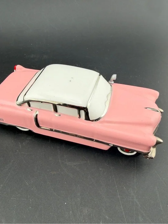 Department 56 Pink Cadillac Ornament SIGNED By Designer Scott Enter Vintage READ