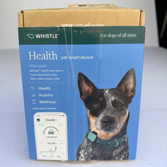 Whistle Health Smart Device Dog Pet Health and Fitness Activity Tracker Monitor