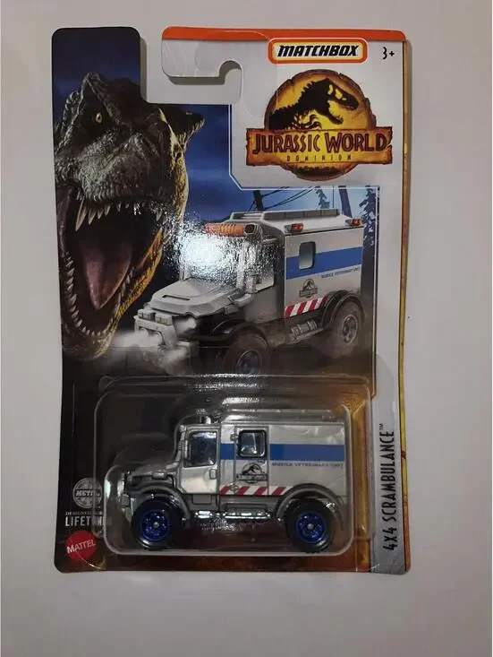 Mattel Matchbox Jurassic World Dominion Mobile Veterinary Unit 4x4 Scrambulance