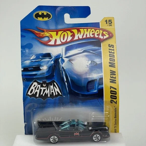 Hot Wheels 1966 TV Series Batmobile 2007 New Models 1:64 Diecast Car