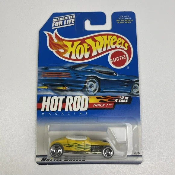 2000 Hot Wheels 006 Track T Hot Rod Magazine 2 Of 4 Yellow
