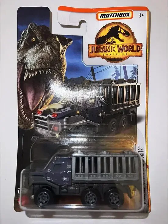 Mattel 1993 Matchbox Jurassic World Dominion Armored Action Transporter Truck