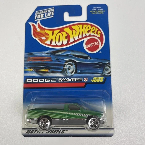 Hot Wheels Dodge Ram 1500 Green Collector #1059
