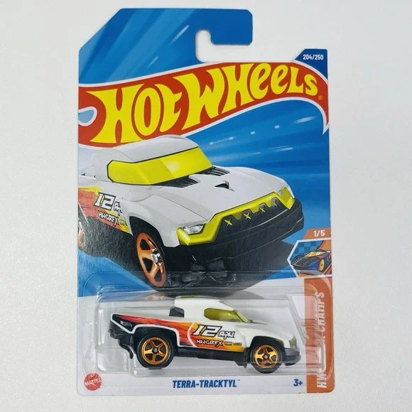Hot Wheels Terra Tracktyl White Mattel 204/250 2025 HW Track Champs