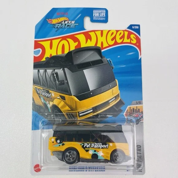Hot Wheels 2025 Kowloon D Hypervan Yellow 6/250 Pet Transport HW Metro 1/5
