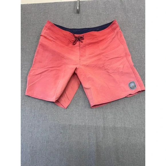 Patagonia Mens Wavefarer Boardshorts Coral Red Recycled NetPlus Size 38 Surf