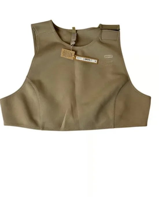 SKIMS Scuba High Neck Top Desert 4X Stretch Sculpt Fit (Lot #963)