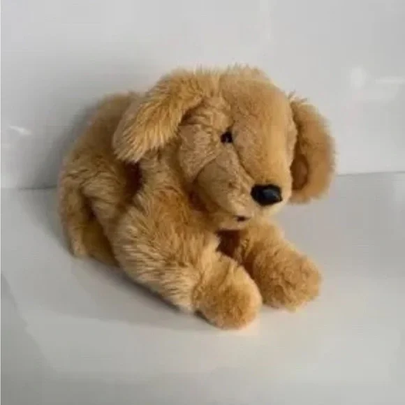 Plush Golden Brown Dog Toy - Soft Puppy Stuffed Animal