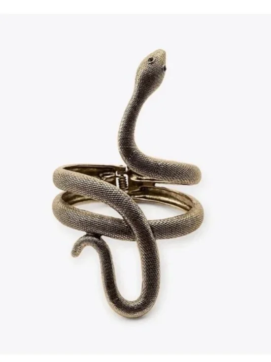 New! Gold Snake Cuff Arm Bracelet NWOT