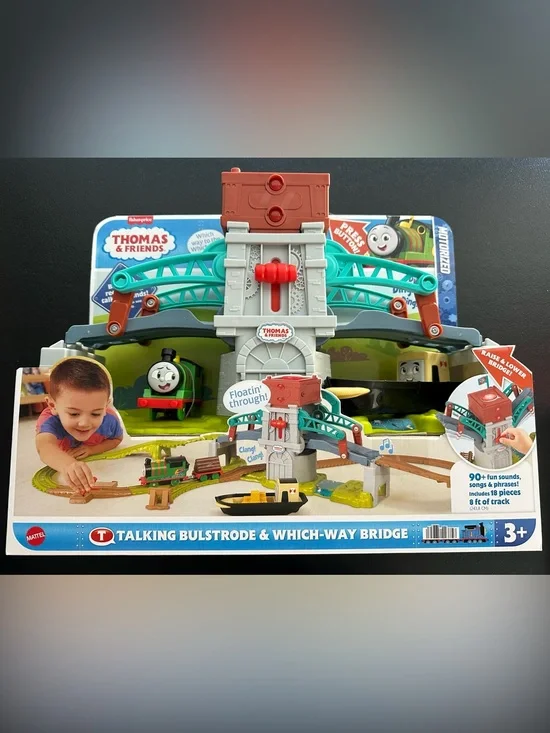 Thomas & Friends Talking Bulstrode & Which-Way Bridge Playset