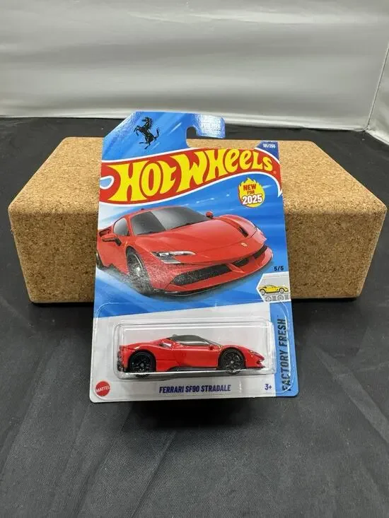 Hot Wheels 2025 Ferrari SF90 Stradale Red 191/250 Factory Fresh 5/5 HYW34 New