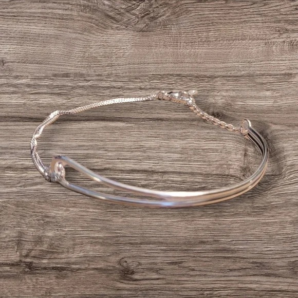 🩷 3 for $15: Sterling Silver Arch Bracelet, 7