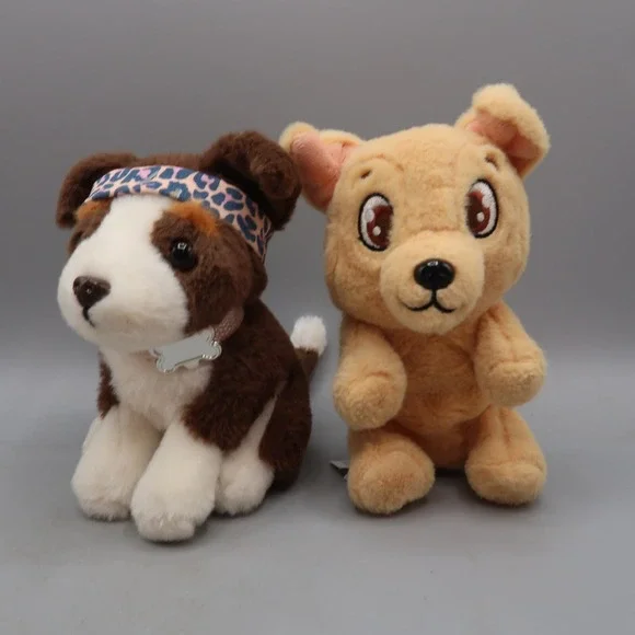 Our Generation Dog Pet Training & IMC Mini Tickle moving Puppy Toy lot of 2