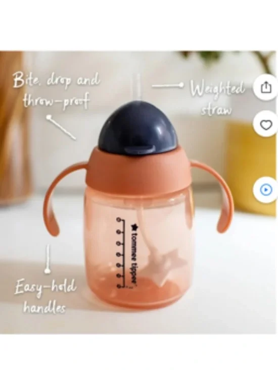 Tommee Tippee Weighted Straw Training Cup