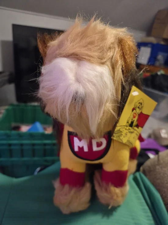 Vintage 1980s Dakin Carnation Mighty Dog Plush New Old Stock