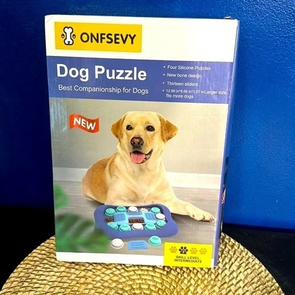 New in Box ONFSEVY Adjustable Dog Puzzle Skill Level 2