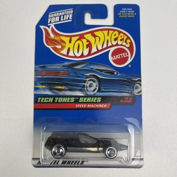 1998 Hot Wheels 747 Tech Tones Series 3 Of 4 Speed Machine Mattel