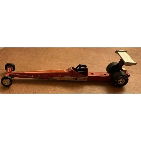 JOHNNY LIGHTNING #7760 RED‎ BELL JEB ALLEN DIE CAST RACING QUARTER DRAGSTER
