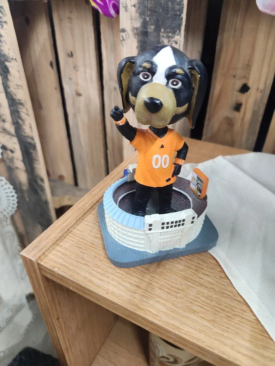 VOLS Mascot Toy Bobblehead Black & Orange