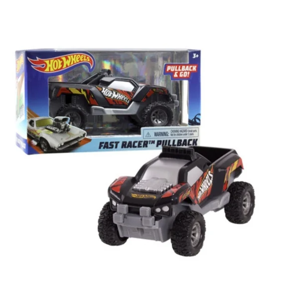 Hot Wheels Lot/2 Boys Pullback Racers Black & Blue Dawgzilla Cars‎