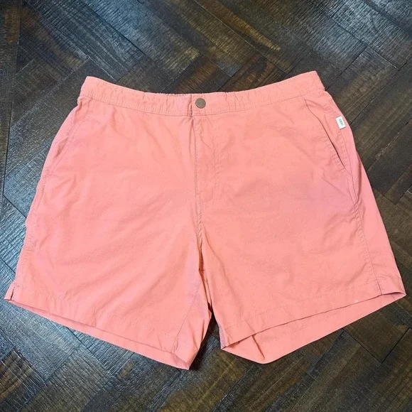 Onia Calder Swim‎ Trunks Mens L Salmon Pink 6
