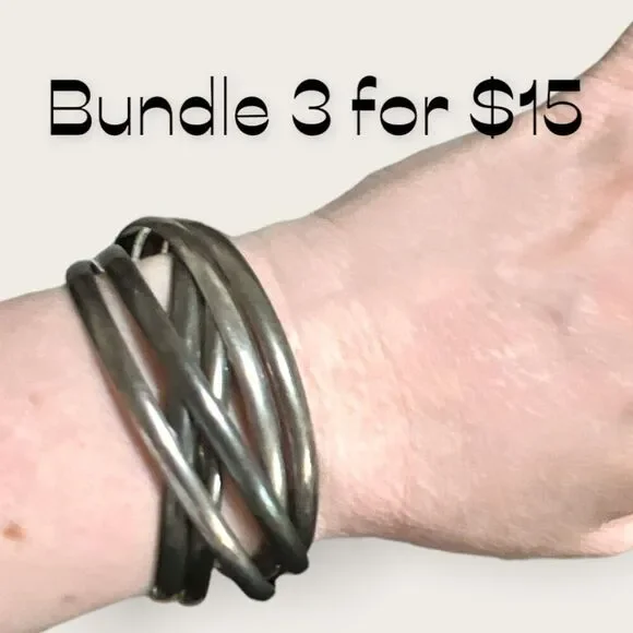 Bundle Sale 3 for $15 |  Linked Bracelet Set of 6 READ