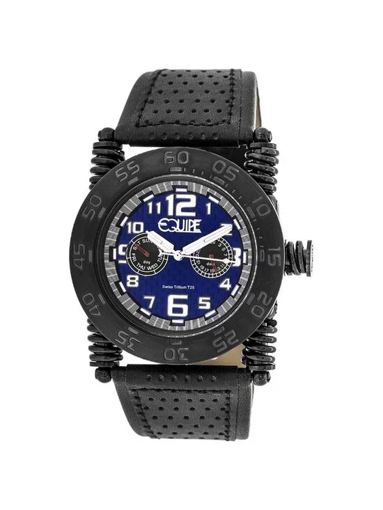 NWT Equipe Tritium Coil Blue Dial Men's Watch