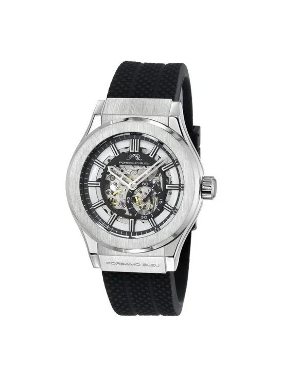 NWT Porsamo Bleu Cruz Automatic Silver Dial Men's Watch