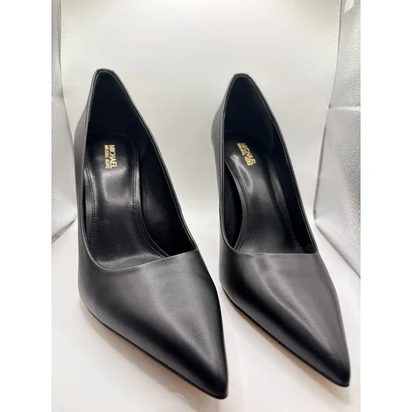 Michael Kors Amara Pump Leather, Black Sz 9.5M
